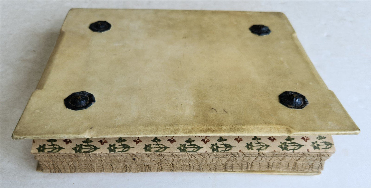 MANUSCRIPT in ITALIAN IMITATIO CHRISTI VELLUM BOUND