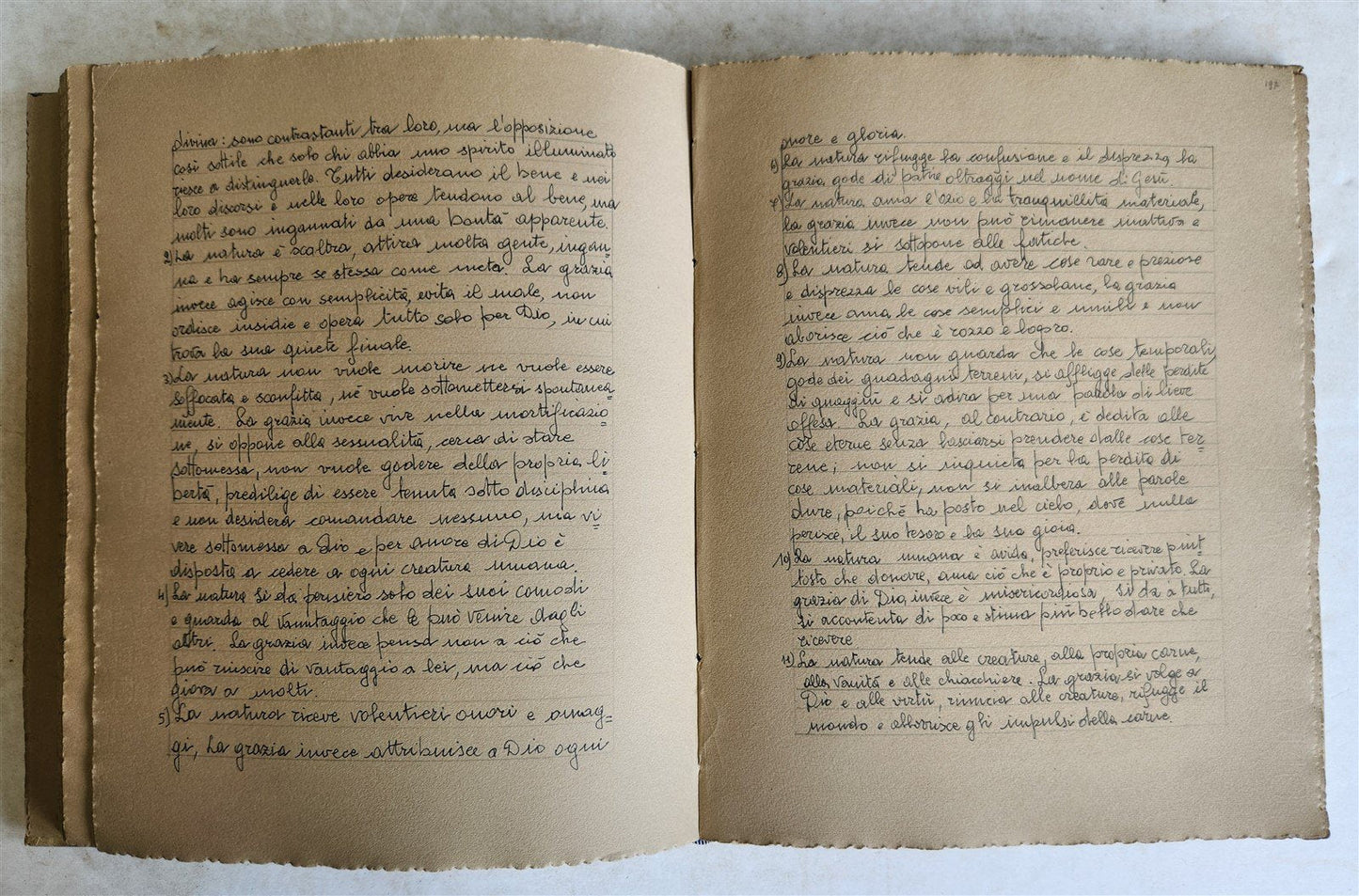 MANUSCRIPT in ITALIAN IMITATIO CHRISTI VELLUM BOUND