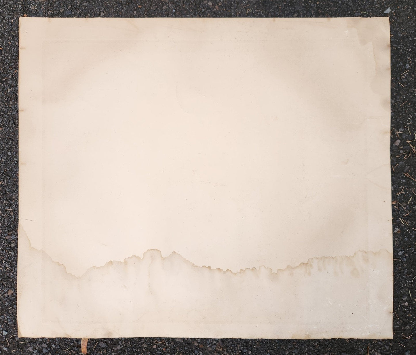 1867 THE REFORMATION LARGE ENGRAVING antique 26 by 30.5 inches