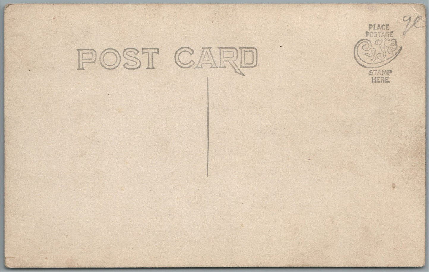 BROOKINGS SD WINTER SCENE ANTIQUE REAL PHOTO POSTCARD RPPC