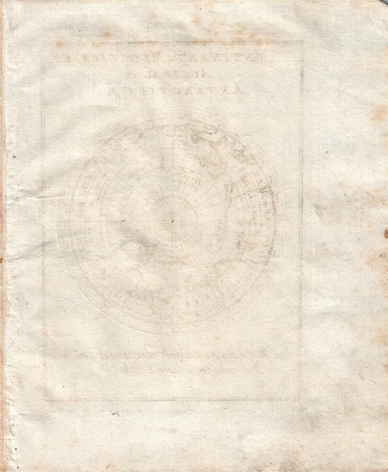 1719 ANTARCTICA MAP plate 1 from Beschreibung Des gantzen Welt-Kreises
