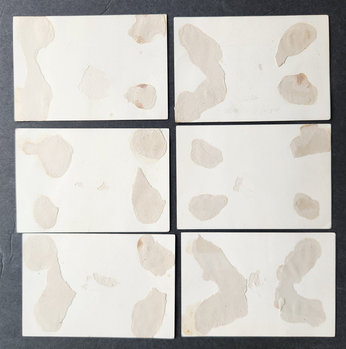 6 ANTIQUE VICTORIAN TRADE CARDS - BABY w/ DOLLS