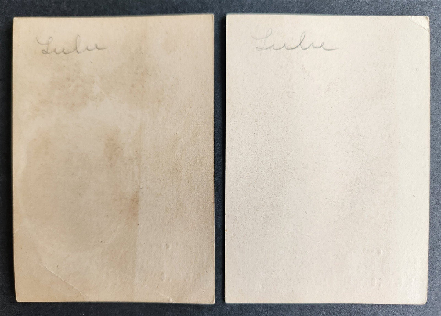 EASTON PA 2 ANTIQUE VICTORIAN TRADE CARDS - CLOTHIER HATTER FURNISHER