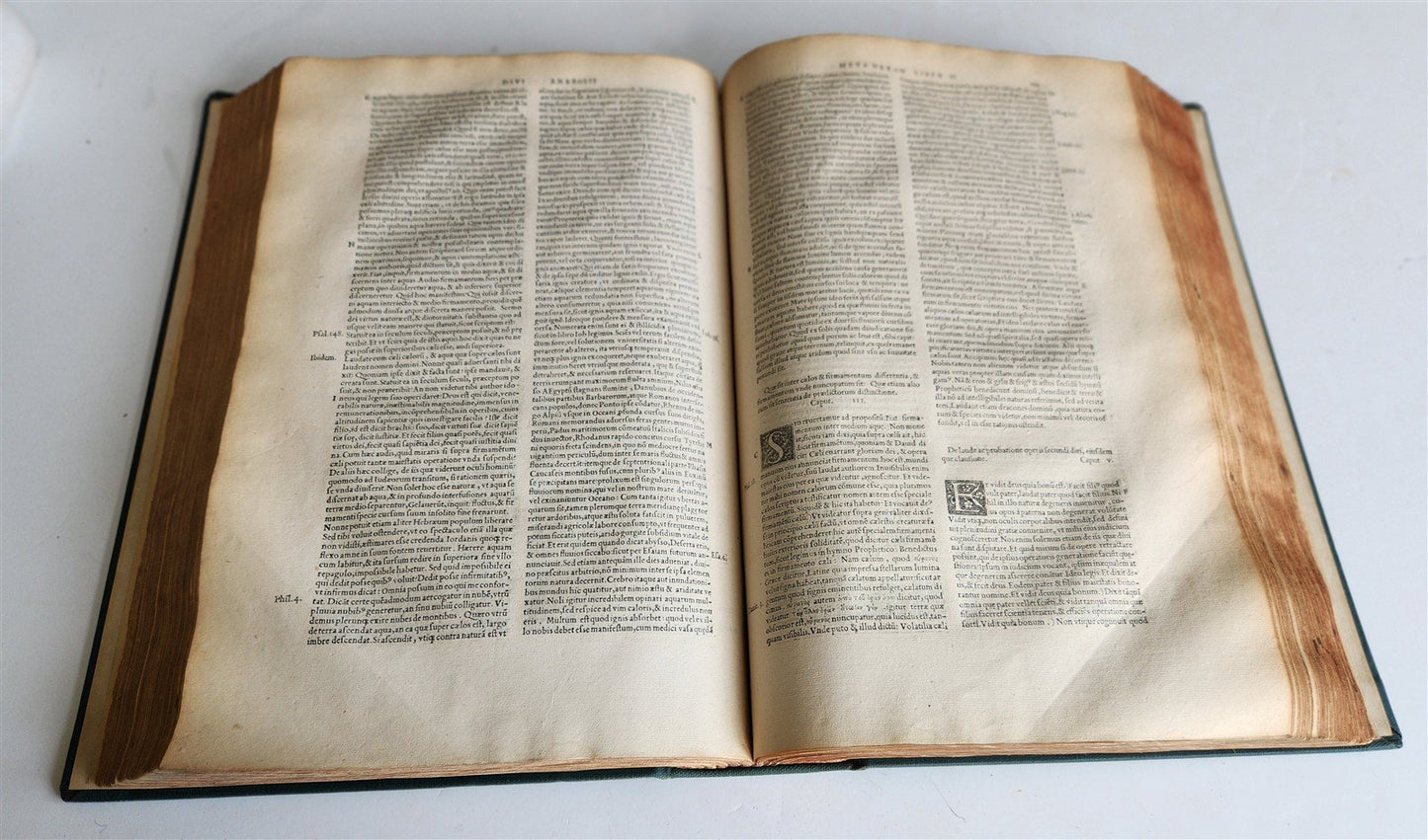 1539 DIVI AMBROSII OMNIA OPERA antique 16th CENTURY MASSIVE FOLIO