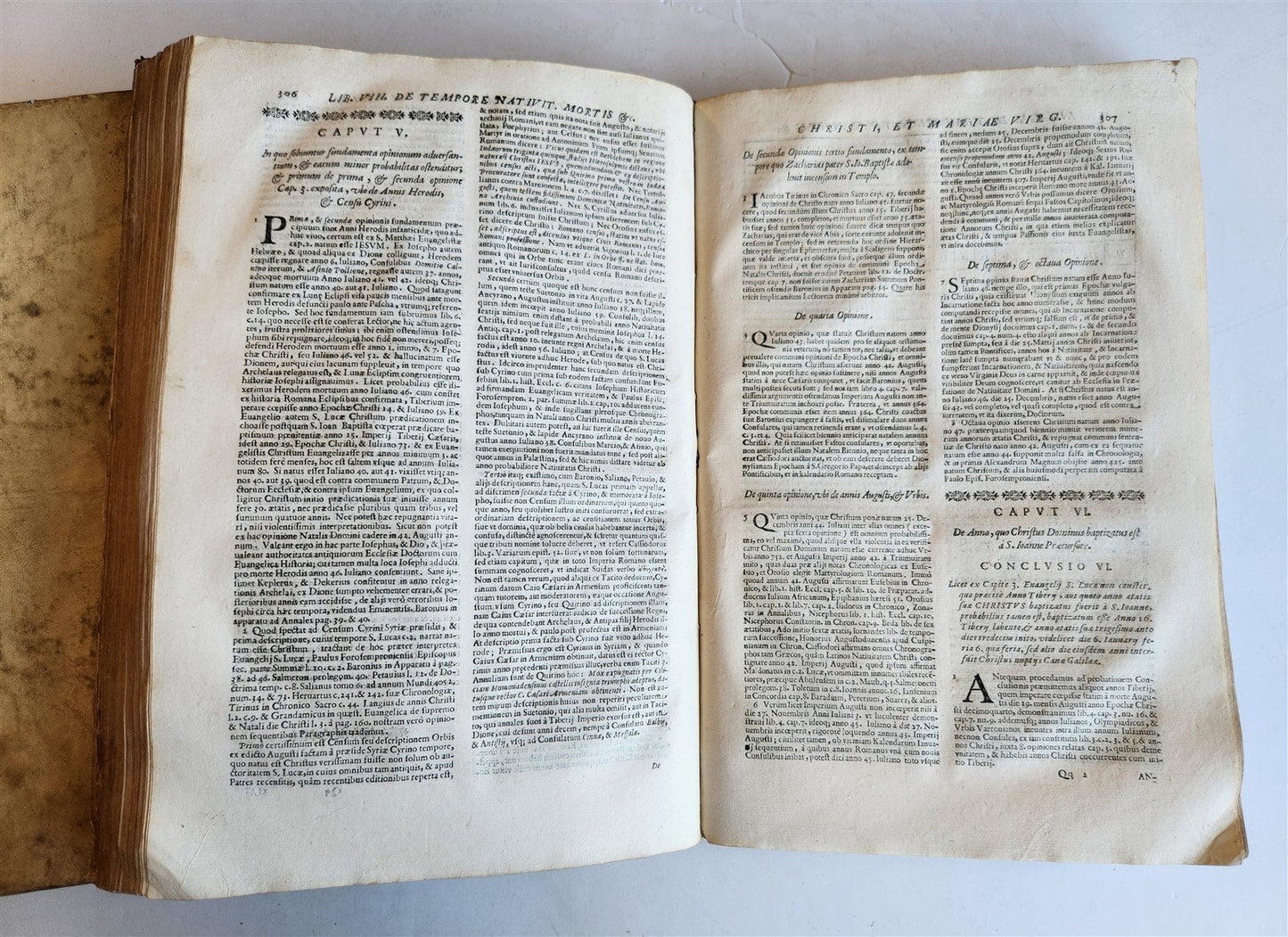 1669 CHRONOLOGIAE REFORMATAE by ASTRONOMER G. Riccioli antique 2 VELLUM FOLIOS