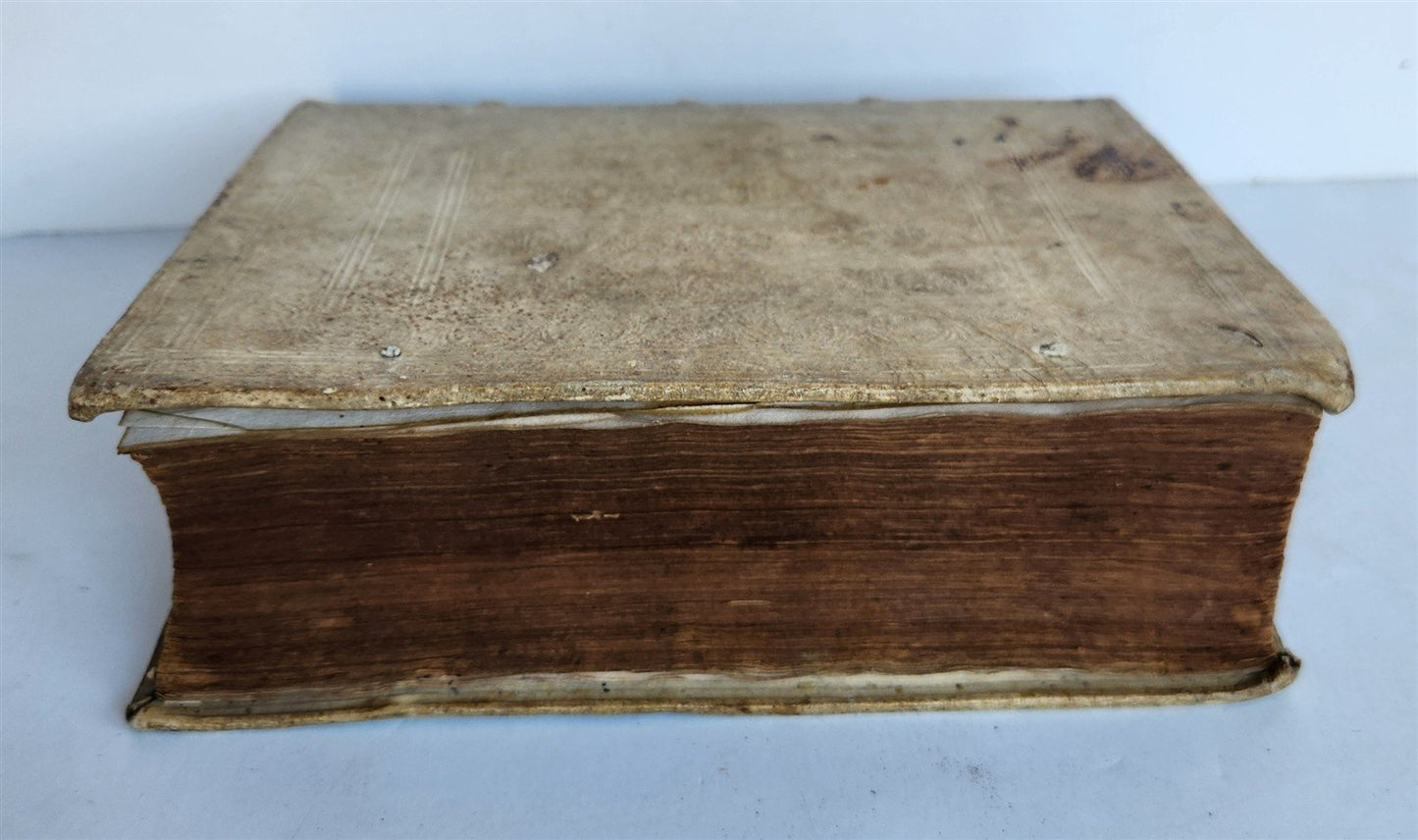 1581 ASTROLOGY & ASTRONOMY Ephemerides Johannes Stadius ANTIQUE 2 PIGSKIN VOLS