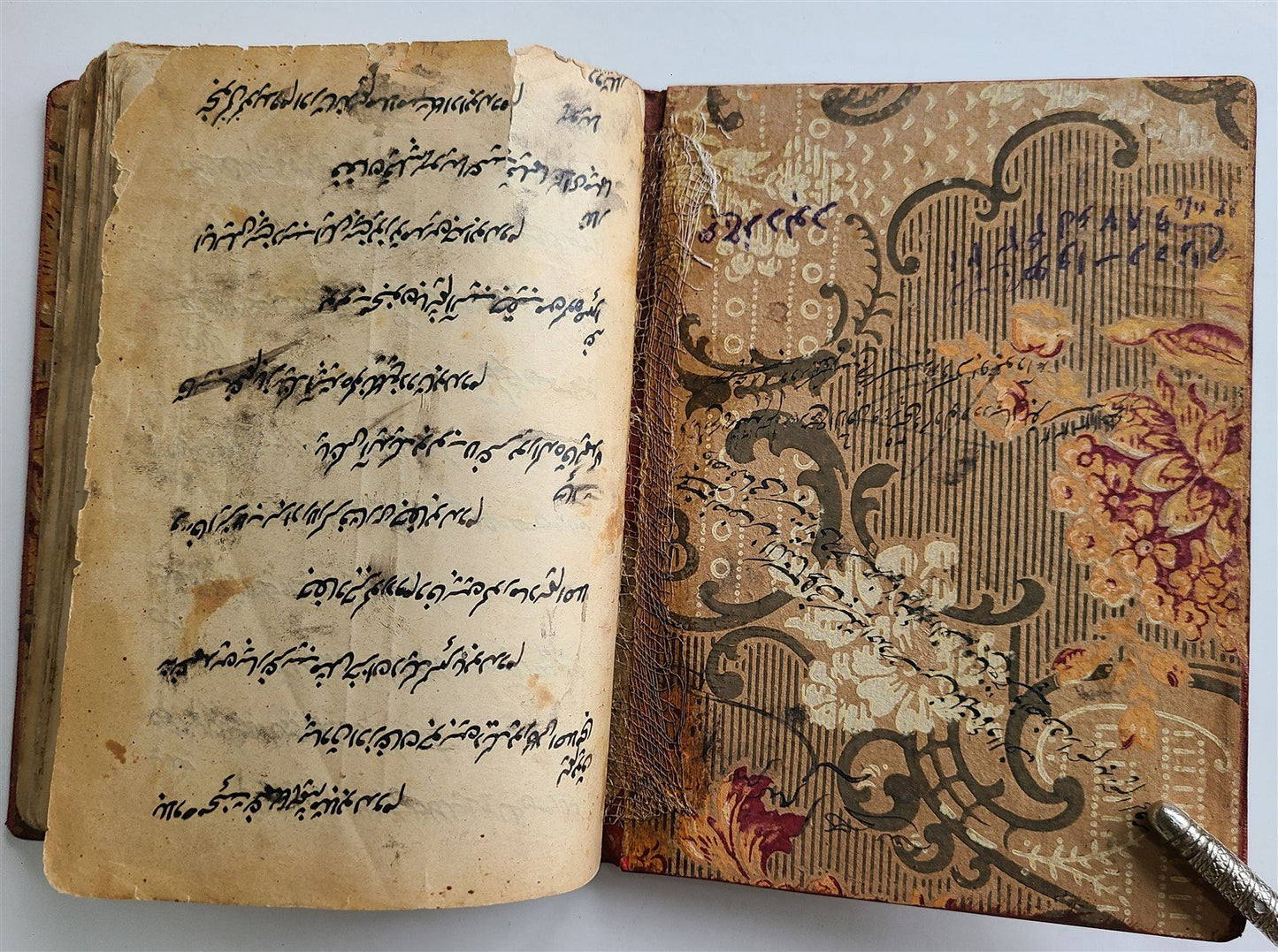 19th CENTURY POETRY MANUSCRIPT in CHAGATAI LANGUAGE antique ISLAMIC