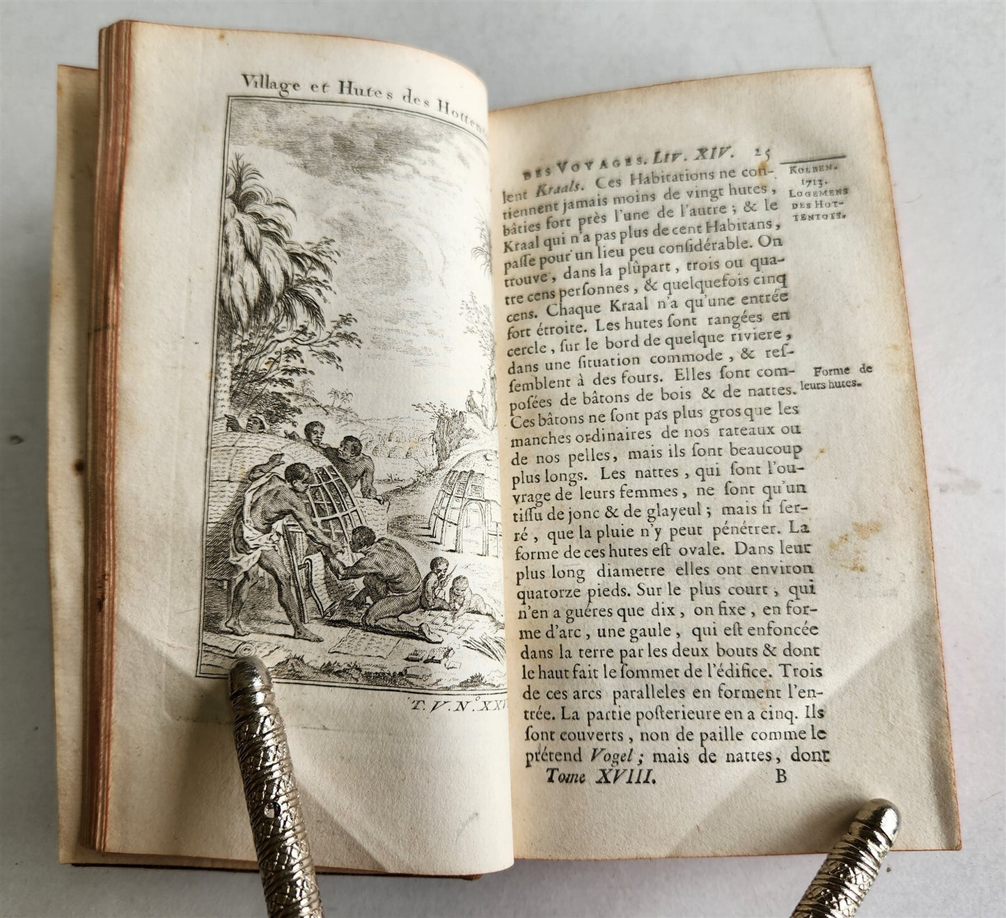 1749 HISTOIRE des VOYAGES antique vol. 18 CHINA & AFRICA illustrated MOZAMBIQUE
