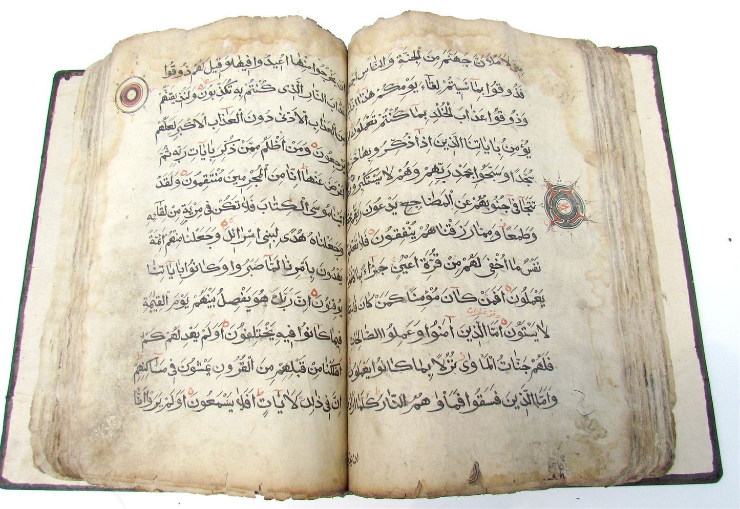 18th CENTURY KORAN ARABIC MANUSCRIPT antique ISLAMIC QURAN