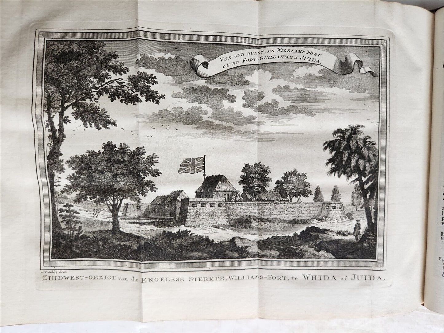 1748 TRAVELS TO AFRICA antique ILLUSTRATED Histoire generale des voyages vol. 5