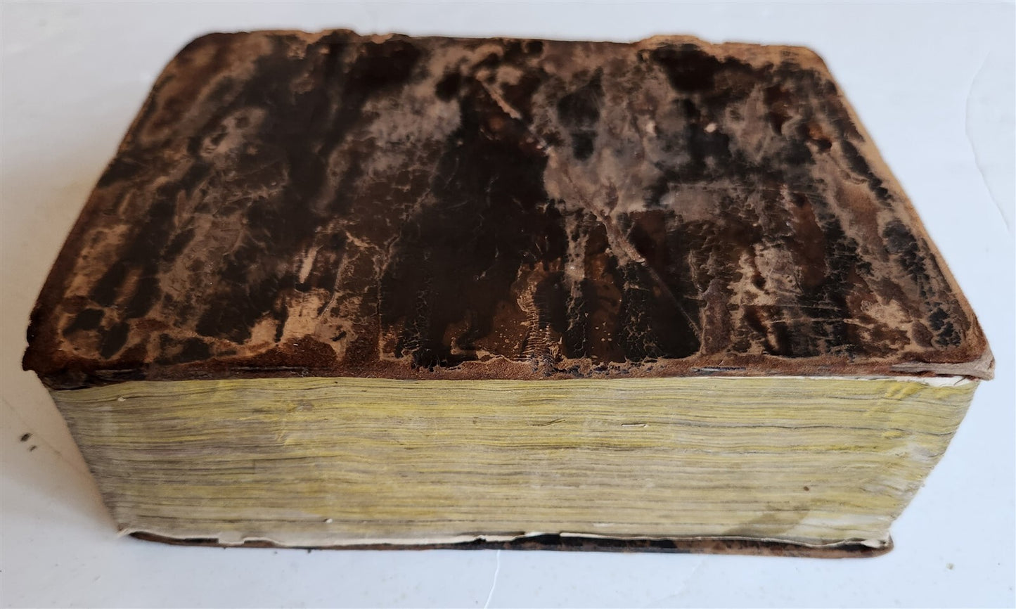1594 BIBLE in ENGLISH antique Old & New Testament CHRISTOPHER BARKER 16th cent.