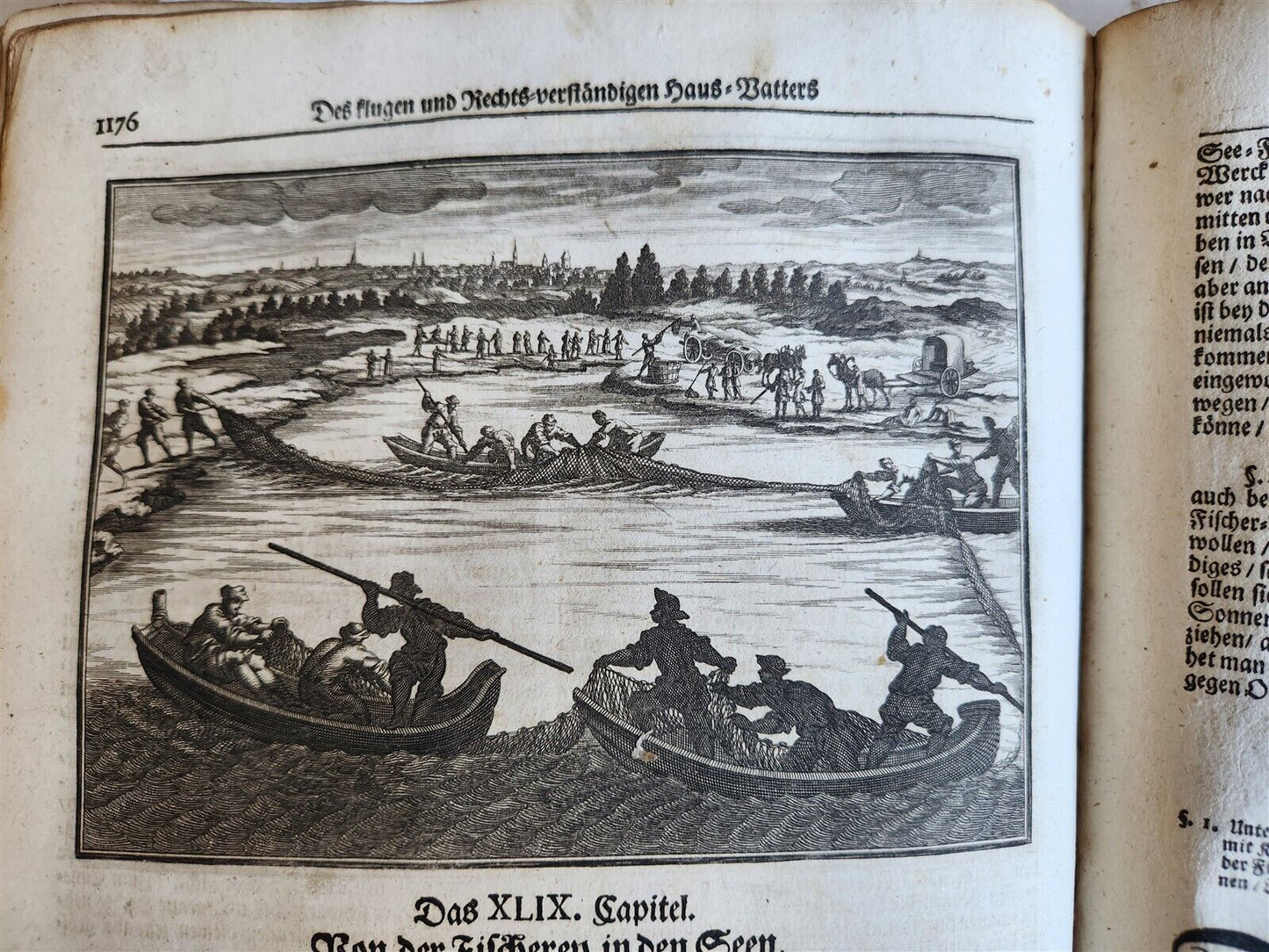 1702 Oeconomus prudens ILLUSTRATED 2 FOLIO VOLUMES antique in GERMAN