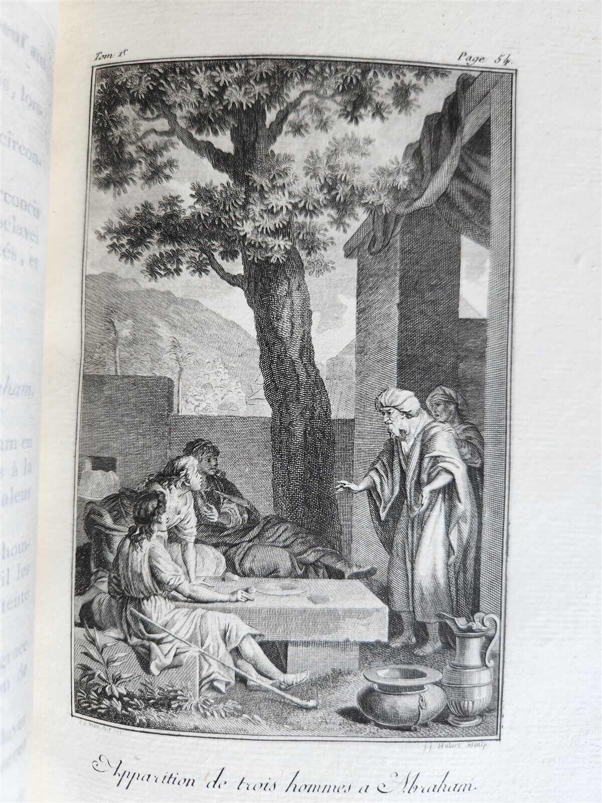 1789 BIBLE in FRENCH ILLUSTRATED w/ 300 PLATES 12 VOLUMES SET antique