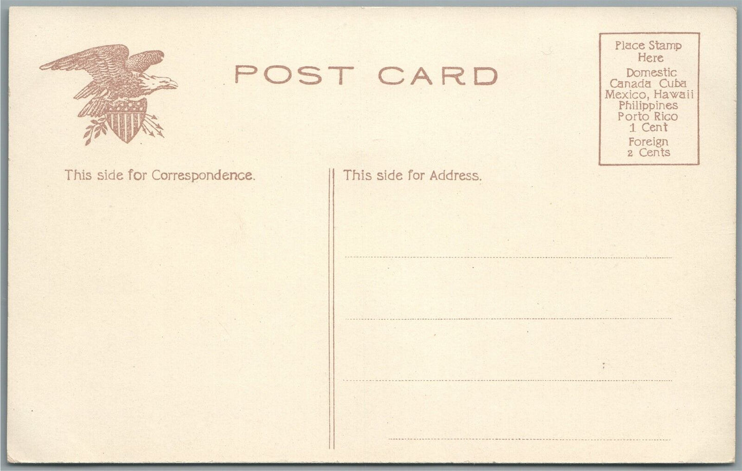 BROOKLYN NY FLATBUSH OCEAN AVENUE ANTIQUE POSTCARD