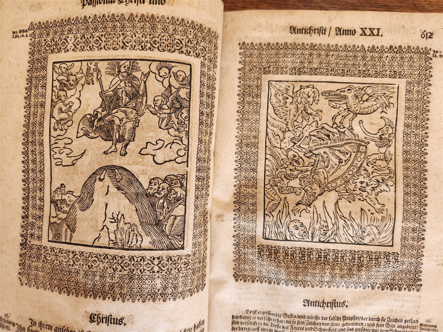 1661-1664 MARTIN LUTHER WORKS 7 FOLIO VOLS antique VELLUM in GERMAN ILLUSTRATED