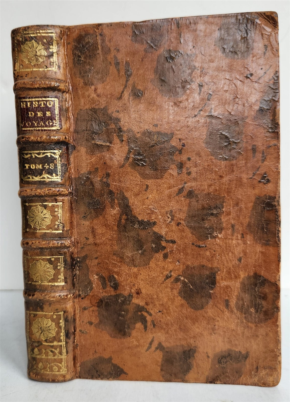 1754 HISTOIRE des VOYAGES illustrated MEXICO TRAVELS vol. 48 antique