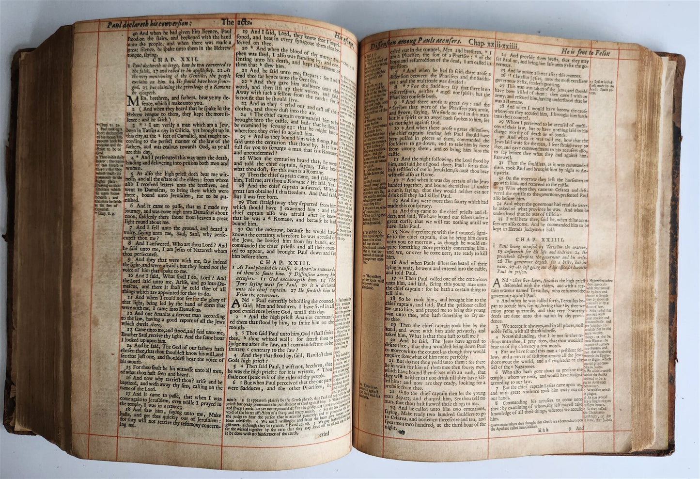 1649 BIBLE in ENGLISH OLD & NEW TESTAMENT antique London Company of Stationers
