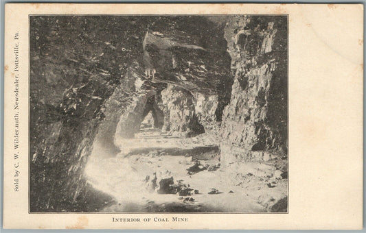 POTTSVILLE PA COAL MINE ANTIQUE POSTCARD
