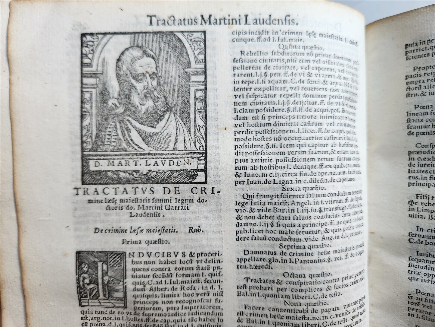 1563 ILLUSTRATED LAW BOOK by Giovanni Ziletti antique Vellum binding 16th CENT.