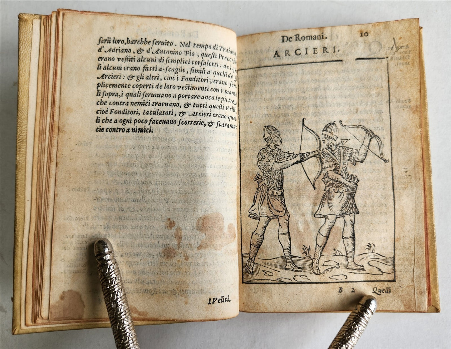 1583 TURKISH & ROMAN MILITARY antique ILLUSTRATED OTTOMAN EMPIRE vellum binding