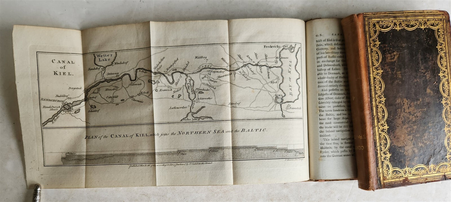 1802 TRAVELS in POLAND RUSSIA SWEDEN & DENMARK antique 5 VOLS W.COXE ILLUSTRATED