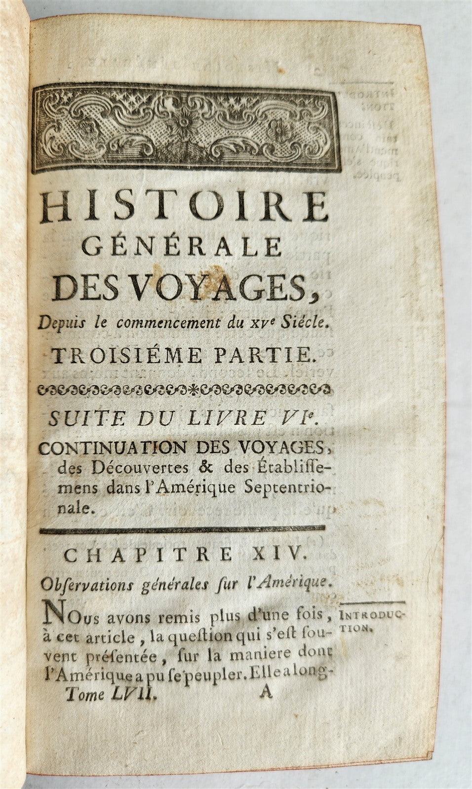 1759 HISTOIRE des VOYAGES antique vol.57 illustrated ARCTIC SEA RUSSIA NORWAY