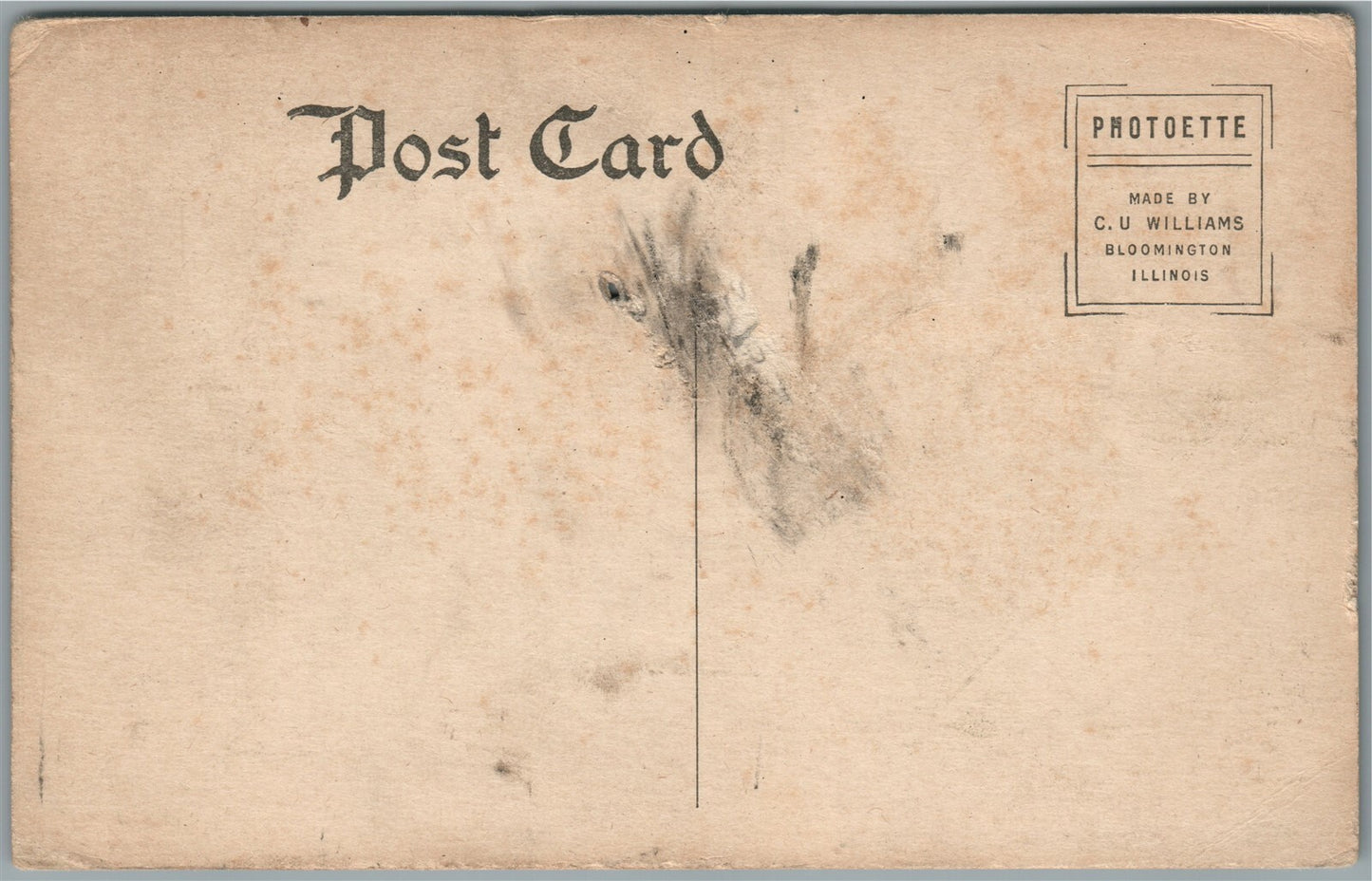 SALEM IL BIRTH PLACE OF W.J. BRYAN ANTIQUE POSTCARD