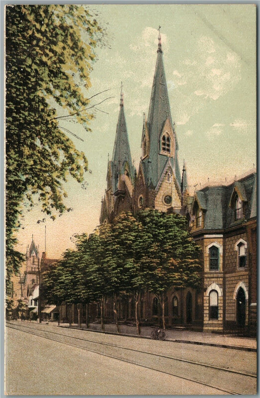 LEBANON PA ST. MARY'S CATHOLIC CHURCH ANTIQUE POSTCARD