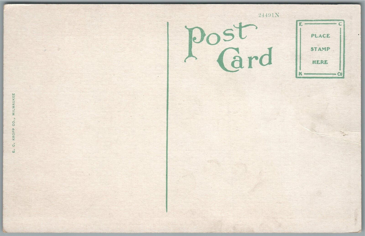 FRANK OH HEARING THE PRAISES of SORROWFUL MOTHER at the SHRINE ANTIQUE POSTCARD