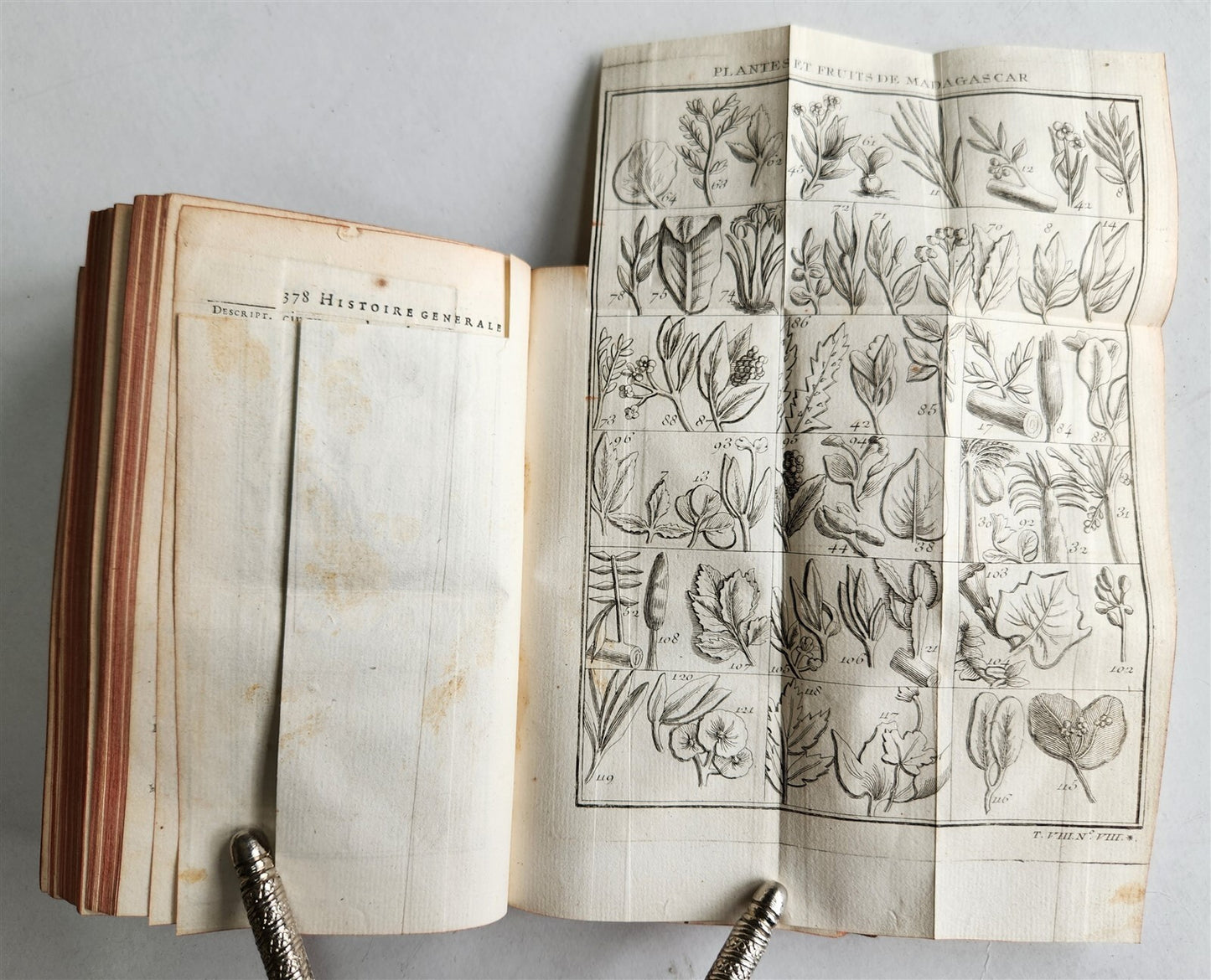 1750 HISTOIRE des VOYAGES antique Vol.32 CEYLON & MADAGASCAR TRAVELS illustrated