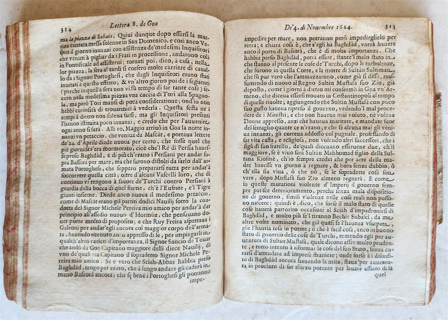 1663 De'Viaggi di Pietro Della Valle il Pellegrino ANTIQUE in ITALIAN SCARCE v.3