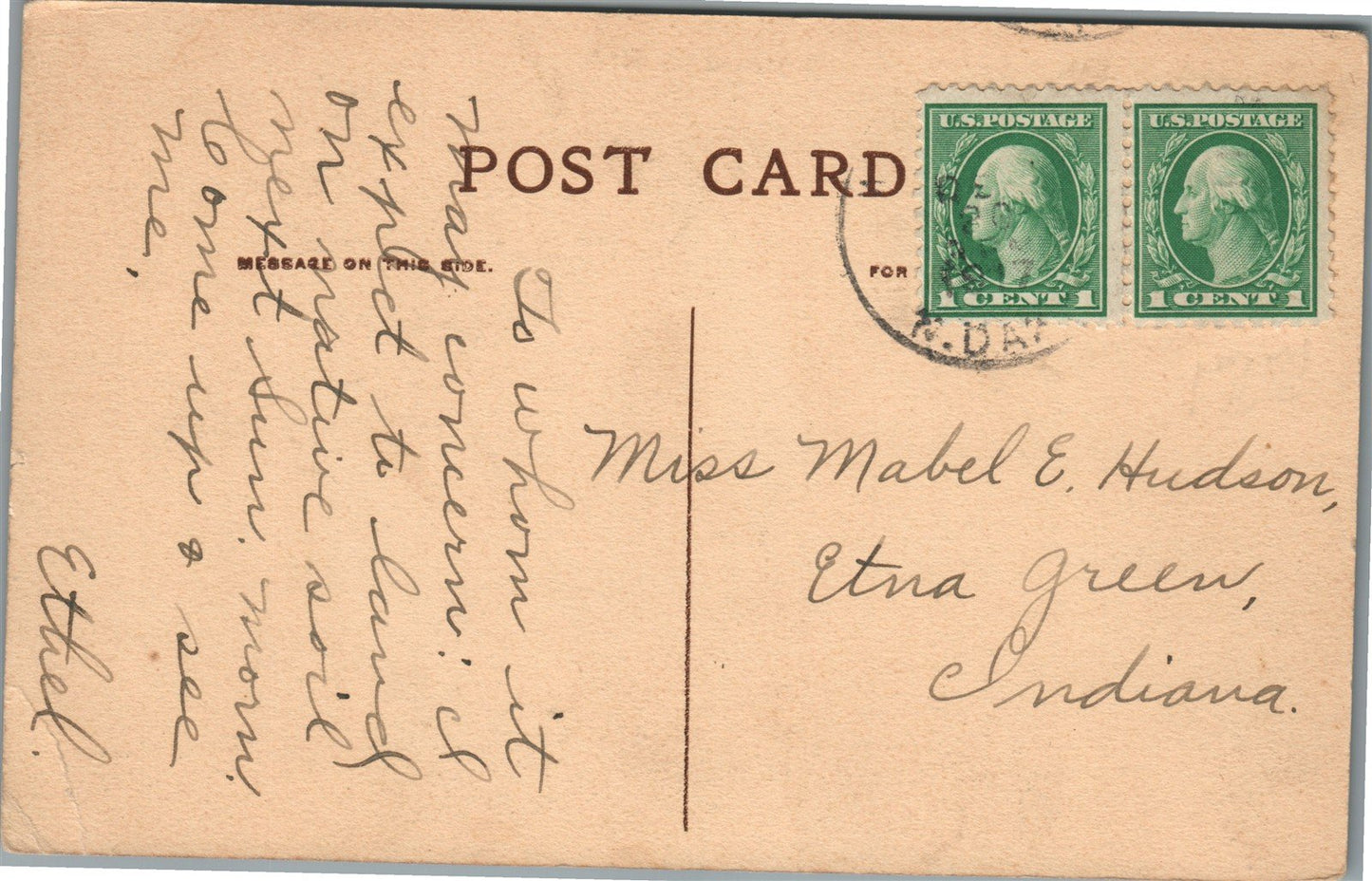 WALHALLA ND PLANT in ROLLER MILL COMPANY ANTIQUE POSTCARD