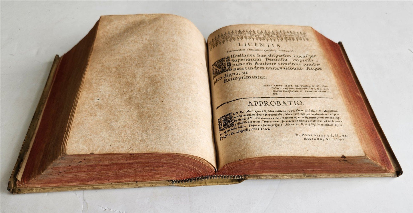 1686 JUDAS ISCARIOT BIOGRAPHY in GERMAN antique VELLUM BINDING