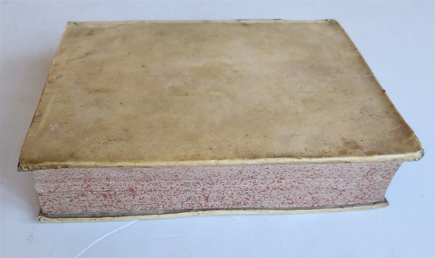 1741 FRANCESCO PETRARCA antique VELLUM BOUND