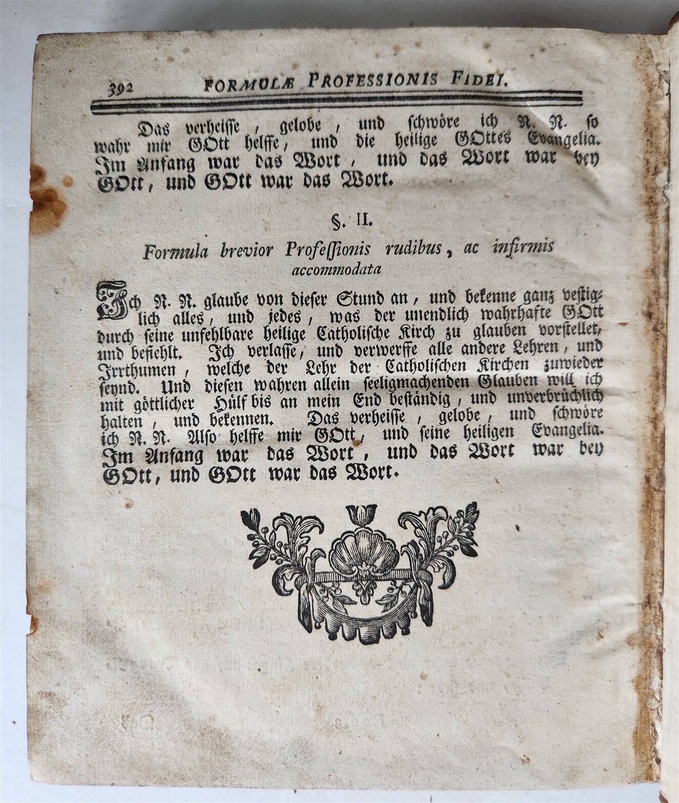 1766 RITUALE CONSTANTIENSE antique 18th CENTURY