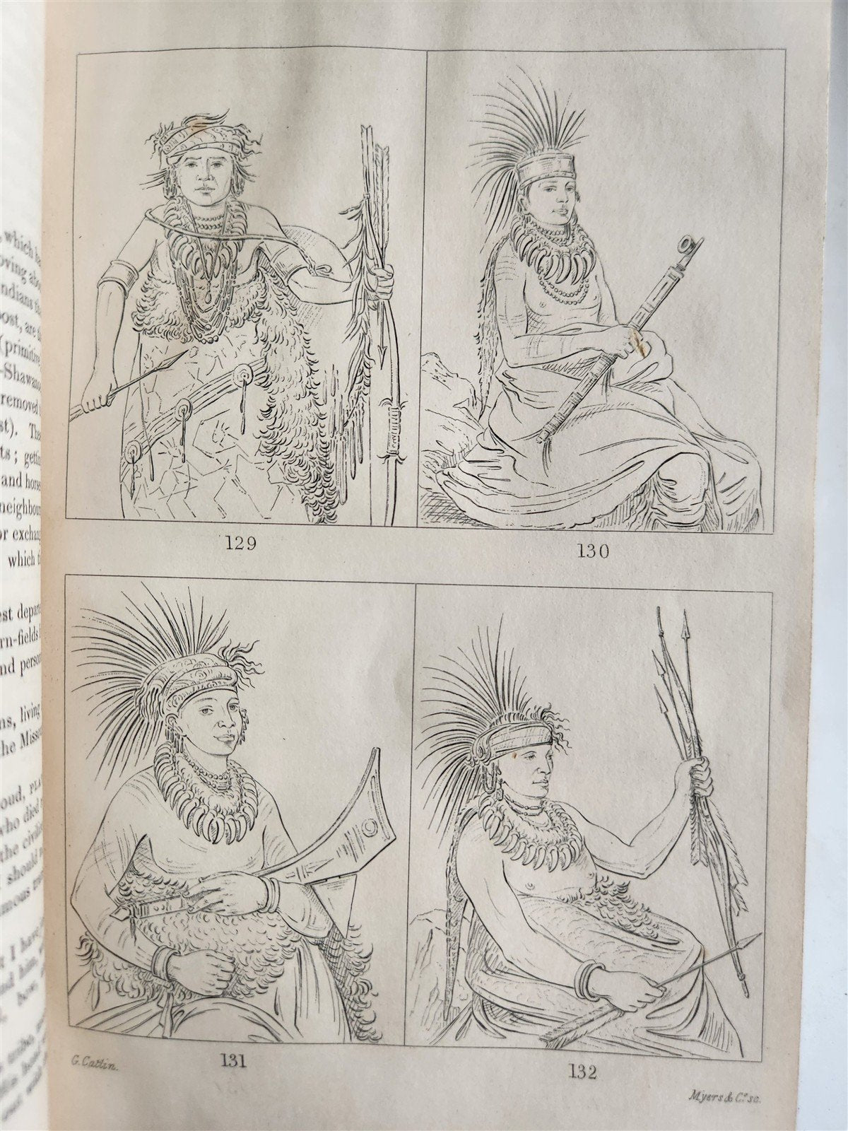 1841 MANNERS & CUSTOMS of NORTH AMERICAN INDIANS antique 2 VOLS ILLUSTRATED