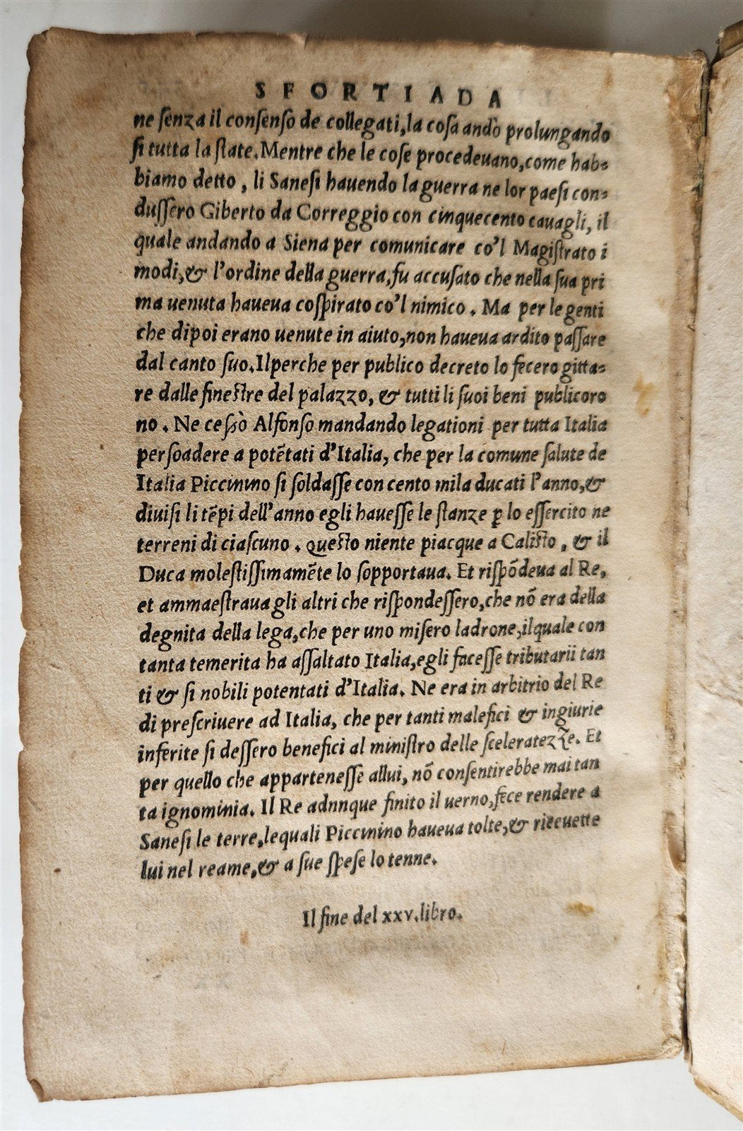 1544 HISTORY of FRANCESCO SFORZA DUKE of MILAN antique 16th CENTURY