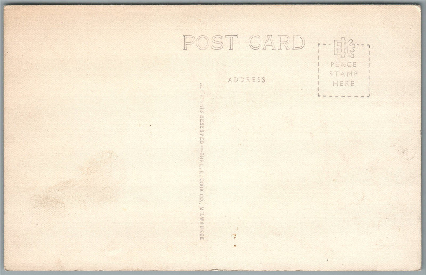 COLDWATER MI RANDALL LAKE ANTIQUE REAL PHOTO POSTCARD RPPC