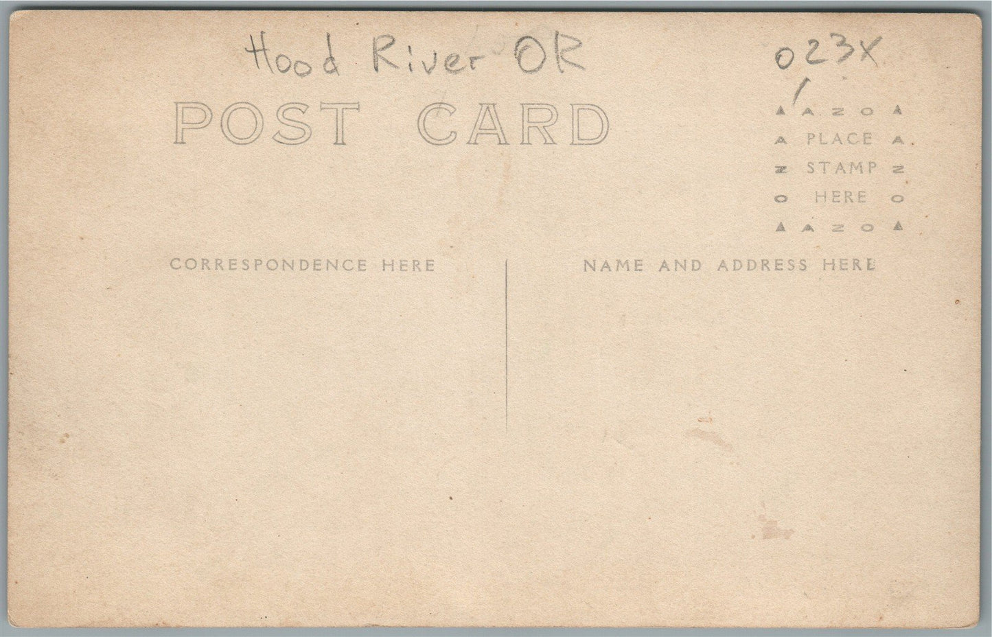 HOOD RIVER OR RAILROAD STATION RAILWAY DEPOT ANTIQUE REAL PHOTO POSTCARD RPPC