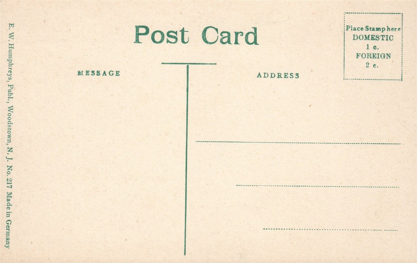BILLINGSPORT NJ WHARF ANTIQUE POSTCARD