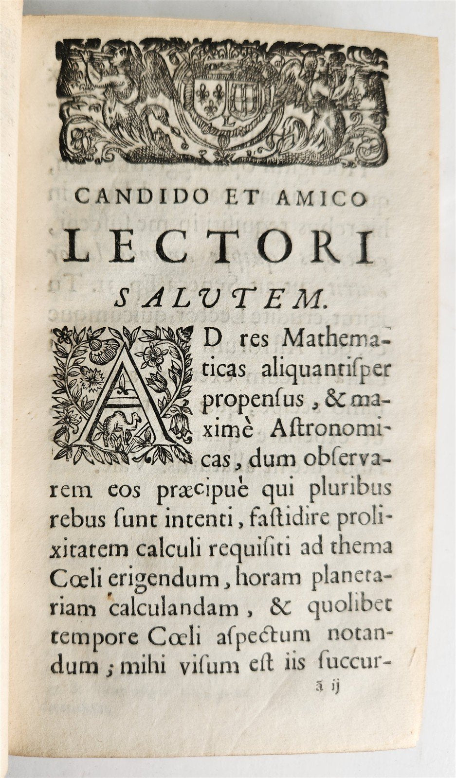 1690 ASTROLOGY & HOROSCOPE SIGNS Joseph de Tertius antique 17th CENTURY scarce