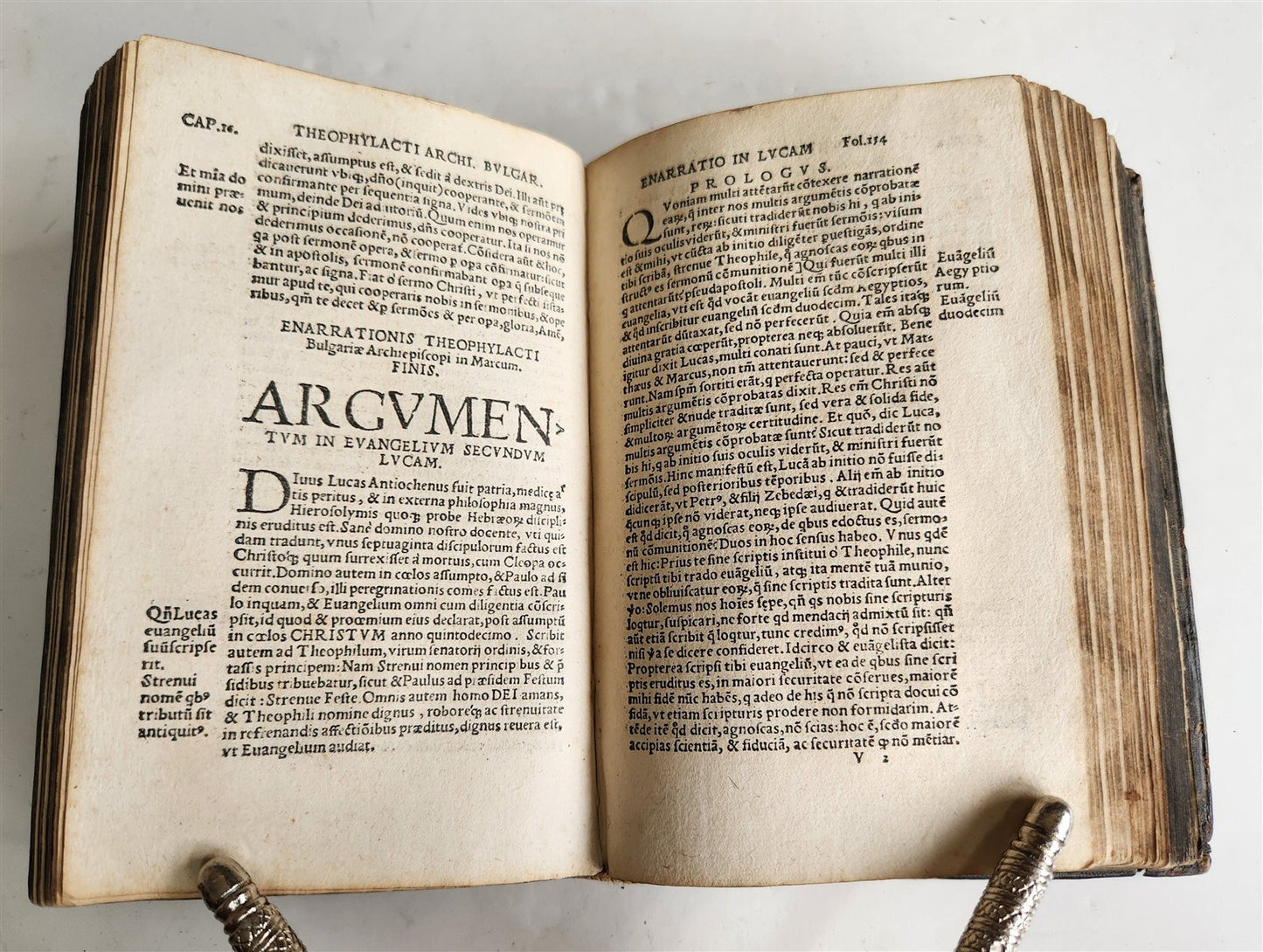 1536 BIBLE COMMENTARIES of THEOPHYLACTUS on New Testament ANTIQUE 16th CENTURY