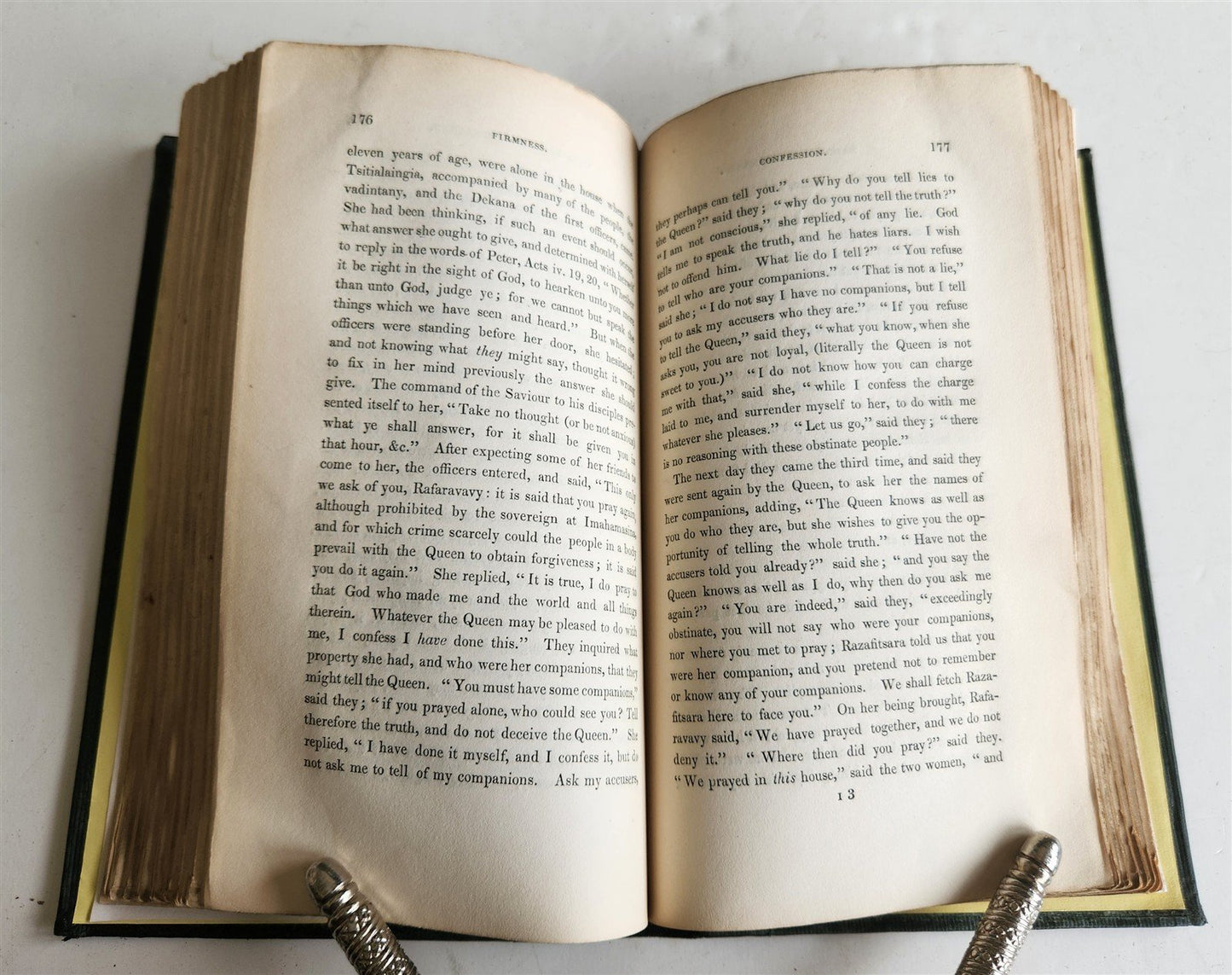 1840 Narrative of the Persecution of the Christians in Madagascar ANTIQUE