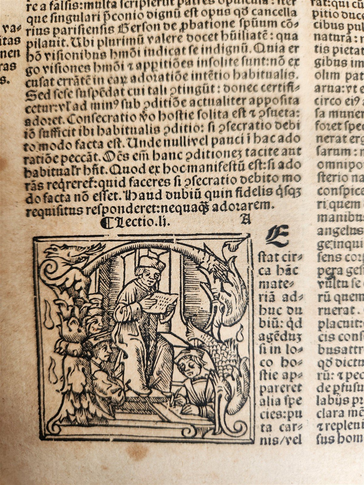1527 POST-INCUNABULA antique Super canone misse cum additionibus by Gabriel Biel