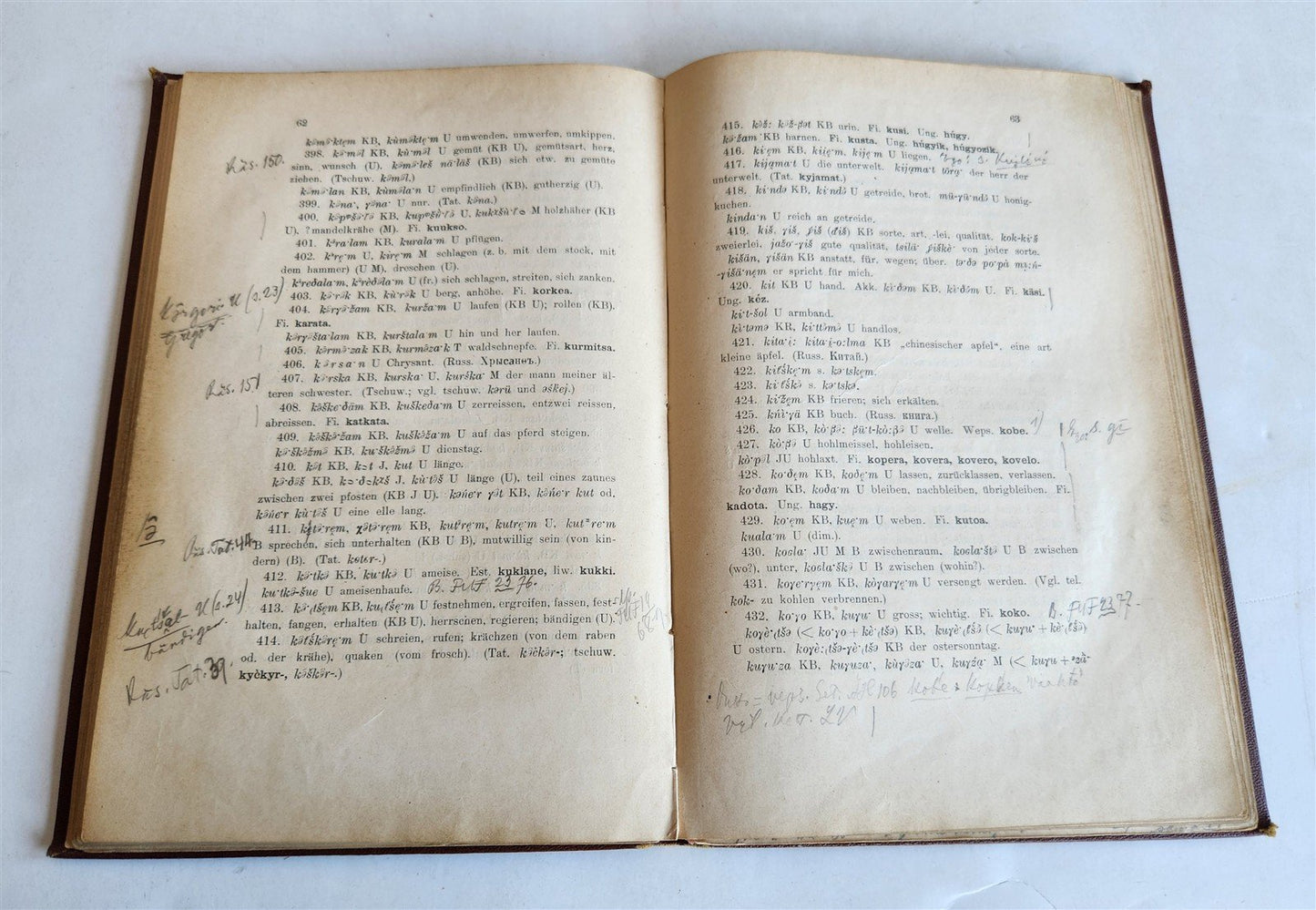 1923 Finno-Ugric Languages treatise antique
