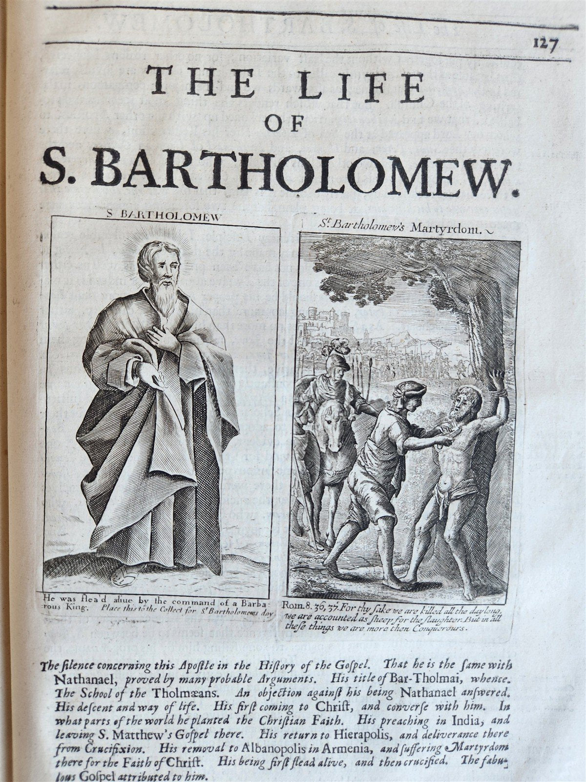 1678 Great Exemplar of Sanctity & Holy Life ILLUSTRATED in English FOLIO antique
