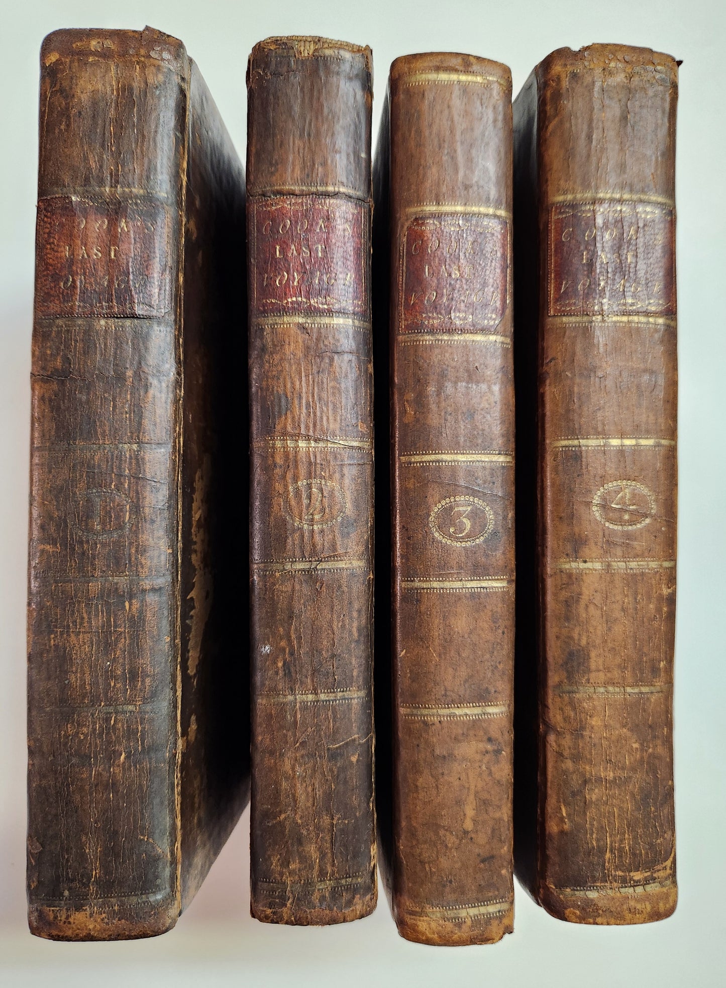 1784 TRAVELS of CAPTAIN JAMES COOK 4 VOLUMES ILLUSTRATED SET antique in ENGLISH