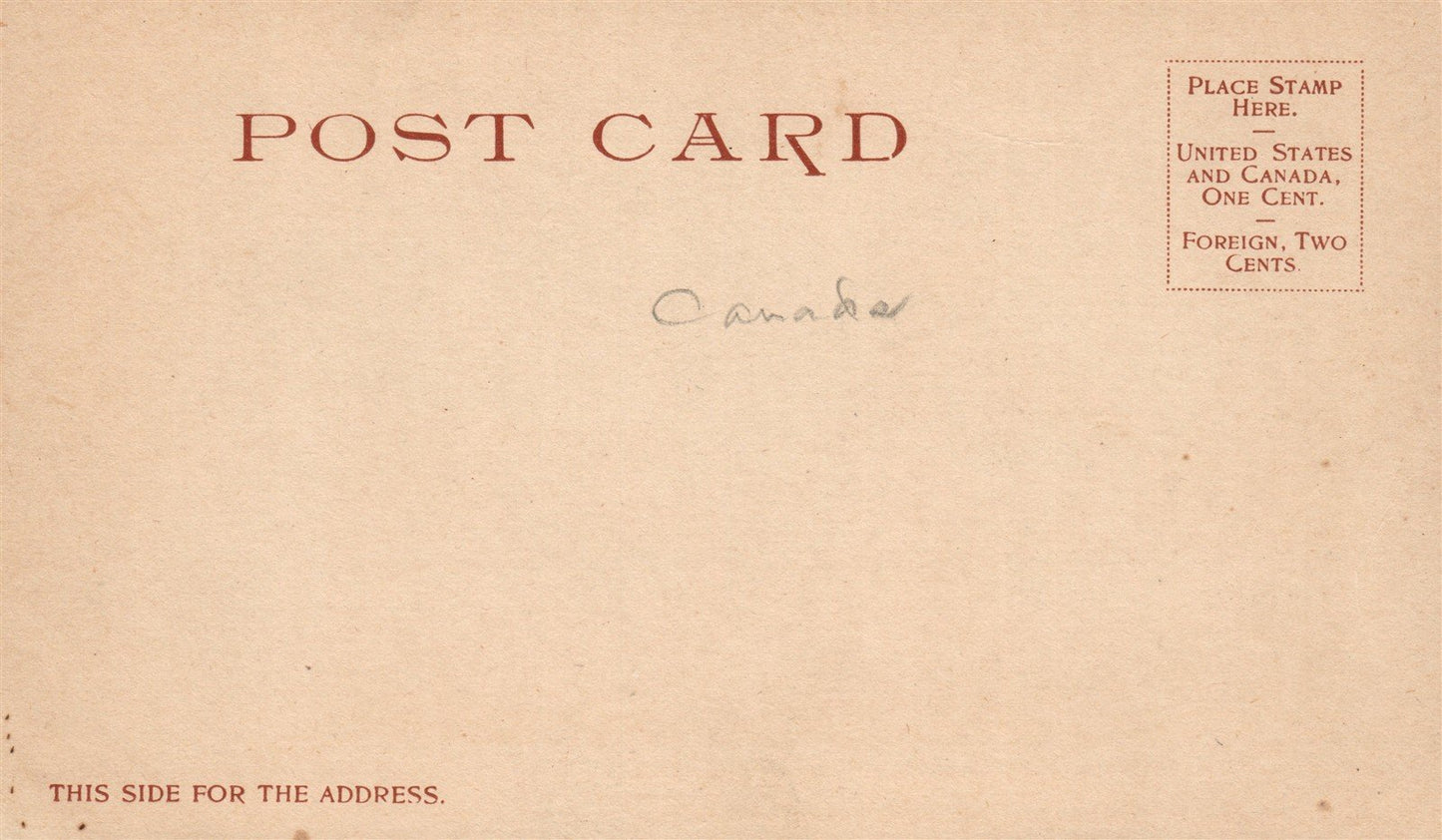 CANADA TADOUSAC JESUIT MISSION CHAPEL ANTIQUE POSTCARD