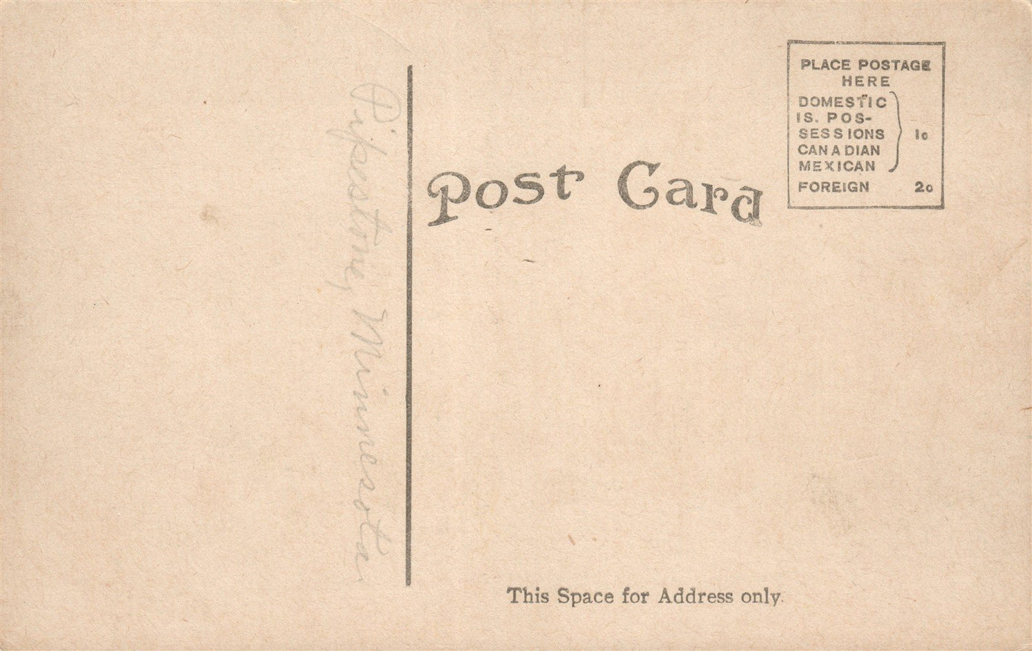 INDIANS QUARRING PIPESTONES ANTIQUE POSTCARD