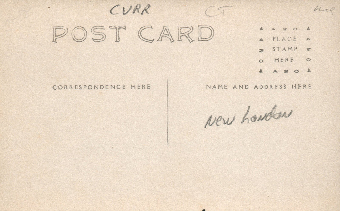 NEW LONDON CT THE FOUNTAIN STORE ANTIQUE REAL PHOTO POSTCARD RPPC